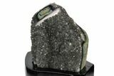 Silvery Quartz Formation With Wood Base - Uruguay #121306-1